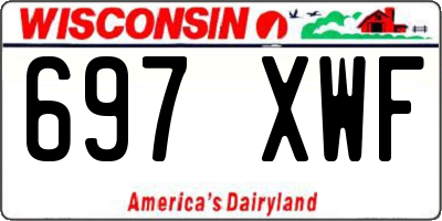 WI license plate 697XWF
