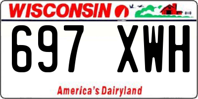 WI license plate 697XWH