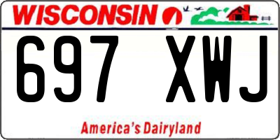WI license plate 697XWJ