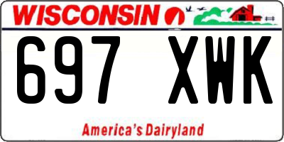 WI license plate 697XWK