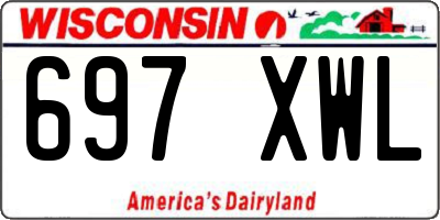 WI license plate 697XWL