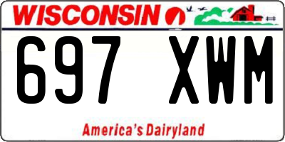 WI license plate 697XWM