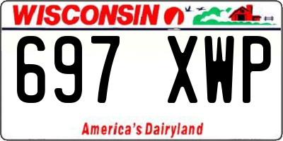 WI license plate 697XWP