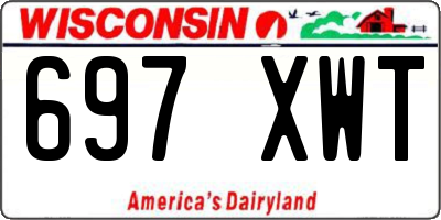 WI license plate 697XWT