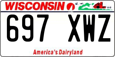 WI license plate 697XWZ