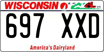 WI license plate 697XXD