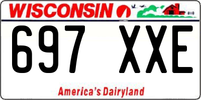 WI license plate 697XXE