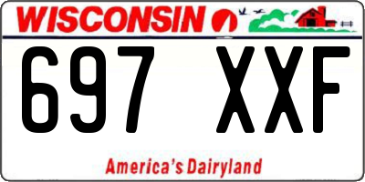 WI license plate 697XXF