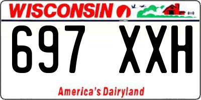 WI license plate 697XXH