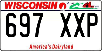 WI license plate 697XXP