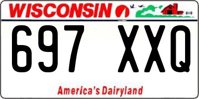 WI license plate 697XXQ