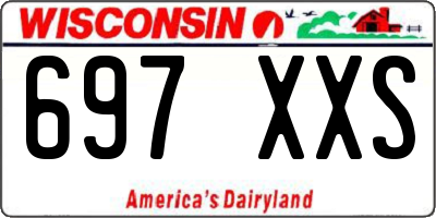 WI license plate 697XXS