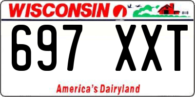 WI license plate 697XXT