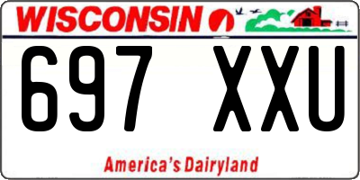 WI license plate 697XXU