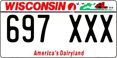 WI license plate 697XXX