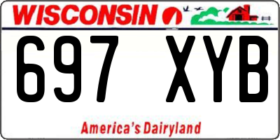 WI license plate 697XYB
