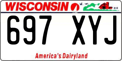 WI license plate 697XYJ