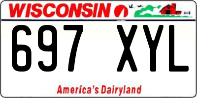 WI license plate 697XYL