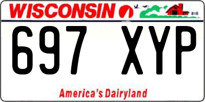 WI license plate 697XYP