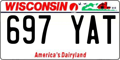 WI license plate 697YAT