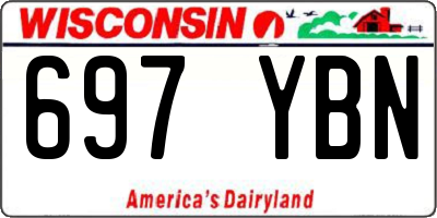 WI license plate 697YBN