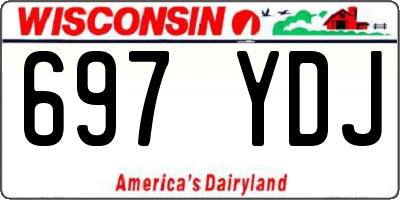 WI license plate 697YDJ
