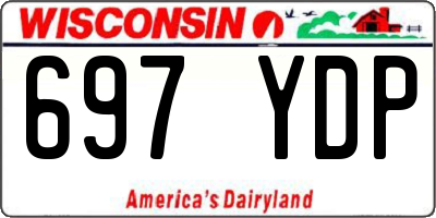 WI license plate 697YDP