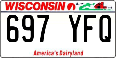 WI license plate 697YFQ