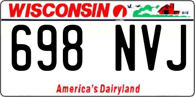 WI license plate 698NVJ