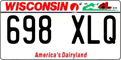 WI license plate 698XLQ