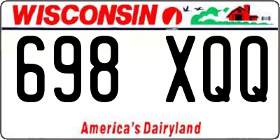 WI license plate 698XQQ