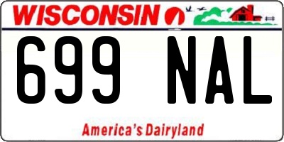 WI license plate 699NAL