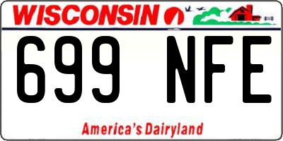 WI license plate 699NFE