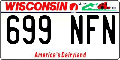 WI license plate 699NFN