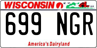WI license plate 699NGR