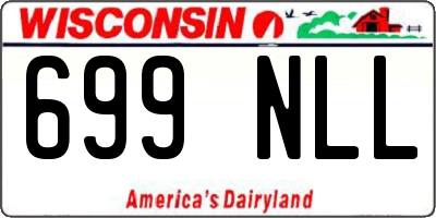 WI license plate 699NLL