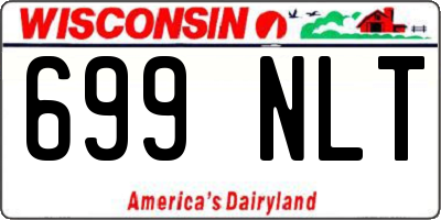 WI license plate 699NLT