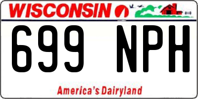 WI license plate 699NPH