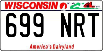 WI license plate 699NRT