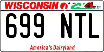 WI license plate 699NTL