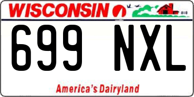 WI license plate 699NXL