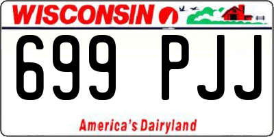 WI license plate 699PJJ