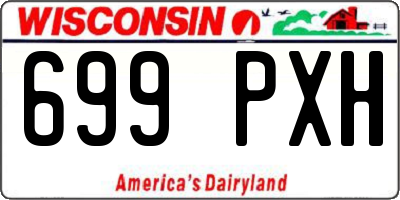 WI license plate 699PXH