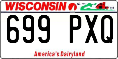 WI license plate 699PXQ