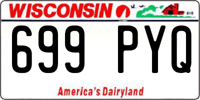 WI license plate 699PYQ