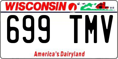 WI license plate 699TMV