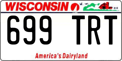 WI license plate 699TRT