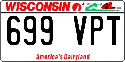 WI license plate 699VPT
