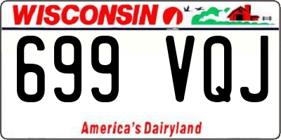 WI license plate 699VQJ