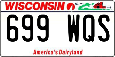 WI license plate 699WQS